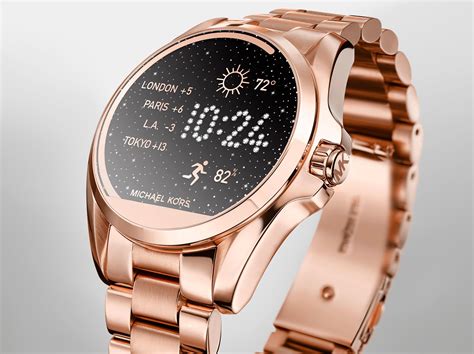 michael kors access bradshaw rose gold tone smartwatch|Michael Kors gen bradshaw smartwatch.